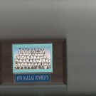 DALLAS COWBOYS 1971 TEAM PLAQUE FOOTBALL NFL