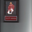 DUSTY RHODES PLAQUE WRESTLING WWF WWE DECEASED