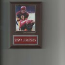 SONNY JURGENSEN PLAQUE WASHINGTON REDSKINS FOOTBALL NFL