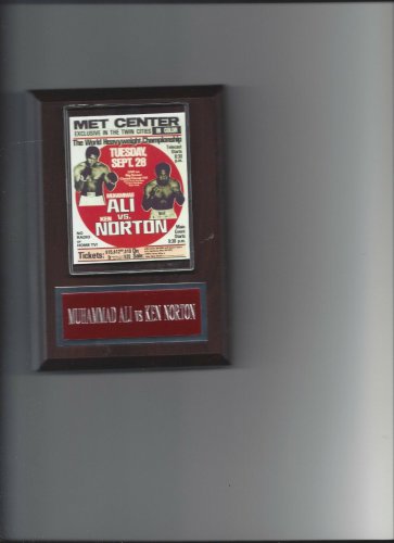 MUHAMMAD ALI vs KEN NORTON POSTER PLAQUE BOXING PICTURE PLAQUE