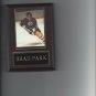 BRAD PARK PLAQUE BOSTON BRUINS HOCKEY NHL