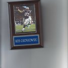 ROB GRONKOWSKI PLAQUE NEW ENGLAND PATRIOTS FOOTBALL NFL