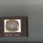 SAN FRANCISCO 49ers RING PLAQUE 1981 SBXVI CHAMPS FORTY NINERS FOOTBALL NFL