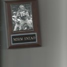 NORM SNEAD PLAQUE SAN FRANCISCO FORTY NINERS 49ers FOOTBALL NFL
