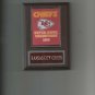 KANSAS CITY CHIEFS SB BANNER PLAQUE SUPER BOWL CHAMPS CHAMPIONS FOOTBALL NFL KC