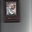JIMMIE GILES PLAQUE TAMPA BAY BUCCANEERS FOOTBALL NFL