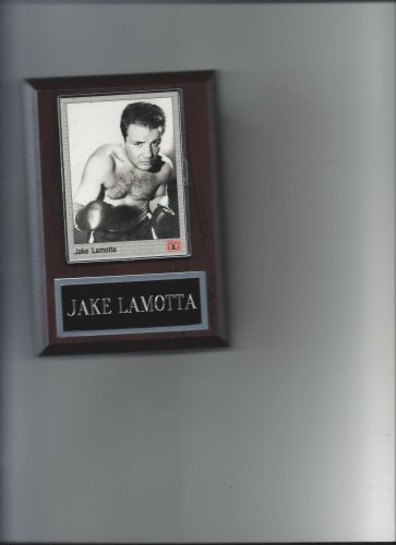 JAKE LAMOTTA BOXING PLAQUE CHAMPION