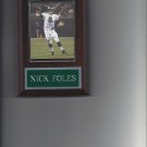 NICK FOLES PLAQUE PHILADELPHIA EAGLES FOOTBALL NFL