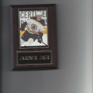 JAROMIR JAGR PLAQUE BOSTON BRUINS HOCKEY NHL