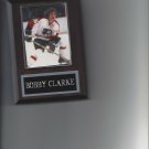 BOBBY CLARKE PLAQUE PHILADELPHIA FLYERS HOCKEY NHL GAME ACTION