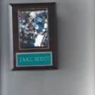 JAKE SCOTT PLAQUE MIAMI DOLPHINS FOOTBALL NFL