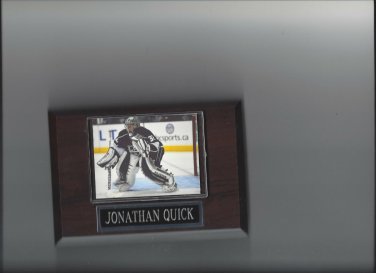JONATHAN QUICK PLAQUE LOS ANGELES KINGS LA HOCKEY NHL