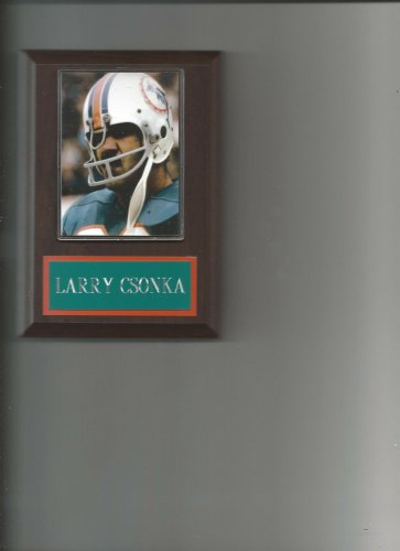 LARRY CSONKA PLAQUE MIAMI DOLPHINS FOOTBALL NFL CLOSEUP