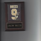 DREW BREES JERSEY PLAQUE NEW ORLEANS SAINTS FOOTBALL NFL