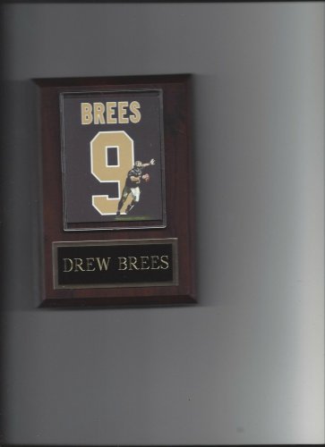 DREW BREES JERSEY PLAQUE NEW ORLEANS SAINTS FOOTBALL NFL