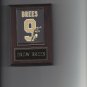 DREW BREES JERSEY PLAQUE NEW ORLEANS SAINTS FOOTBALL NFL