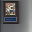 TODD GURLEY PLAQUE LOS ANGELES RAMS LA FOOTBALL NFL