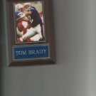 TOM BRADY PLAQUE NEW ENGLAND PATRIOTS FOOTBALL NFL GAME ACTION