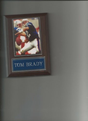 TOM BRADY PLAQUE NEW ENGLAND PATRIOTS FOOTBALL NFL GAME ACTION
