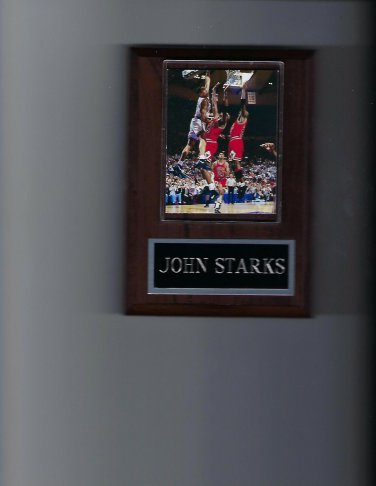 JOHN STARKS PLAQUE NEW YORK KNICKS NY BASKETBALL NBA THE DUNK