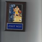 JERRY WEST PLAQUE BASKETBALL NBA LA LOS ANGELES LAKERS