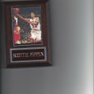 SCOTTIE PIPPEN PLAQUE CHICAGO BULLS BASKETBALL NBA