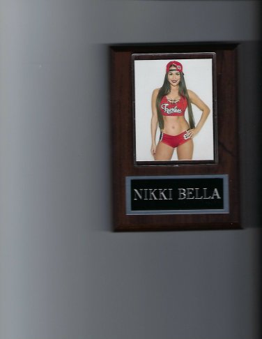 NIKKI BELLA PLAQUE WRESTLING WWE
