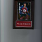 PETER FORSBERG PLAQUE COLORADO AVALANCHE HOCKEY NHL