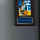 MICHAEL JORDAN PLAQUE NORTH CAROLINA TAR HEELS BASKETBALL NCAA