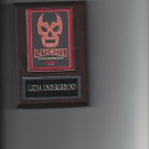 LUCHA UNDERGROUND LOGO PLAQUE WRESTLING