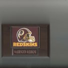 WASHINGTON REDSKINS LOGO PLAQUE FOOTBALL NFL