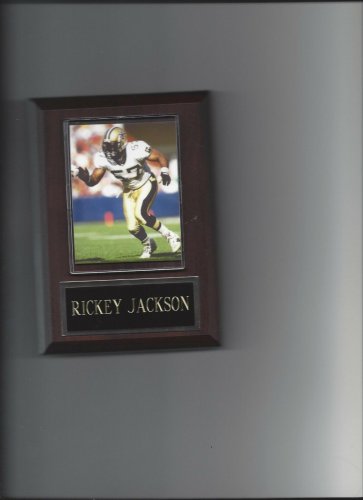 RICKEY JACKSON PLAQUE NEW ORLEANS SAINTS FOOTBALL NFL  GAME ACTION