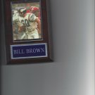 BILL BROWN PLAQUE MINNESOTA VIKINGS FOOTBALL NFL