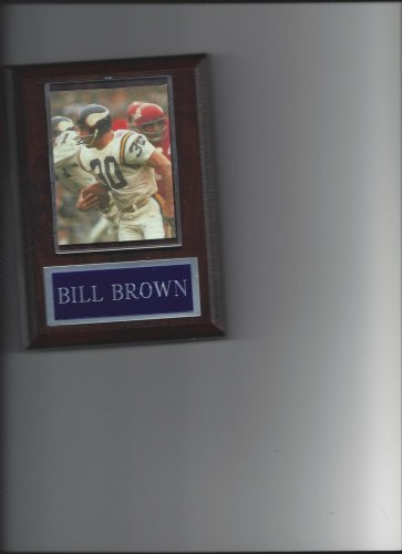 BILL BROWN PLAQUE MINNESOTA VIKINGS FOOTBALL NFL