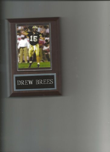 DREW BREES PLAQUE PURDUE BOILERMAKERS FOOTBALL NCAA GAME ACTION FB