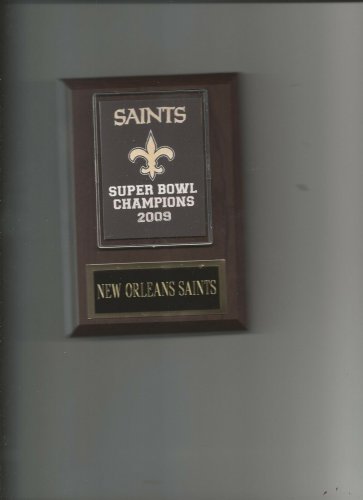 NEW ORLEANS SAINTS SB BANNER PLAQUE SUPER BOWL CHAMPS CHAMPIONS FOOTBALL NFL