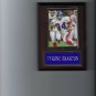 TYRONE BRAXTON PLAQUE DENVER BRONCOS FOOTBALL NFL