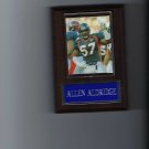 ALLEN ALDRIDGE PLAQUE DENVER BRONCOS FOOTBALL NFL