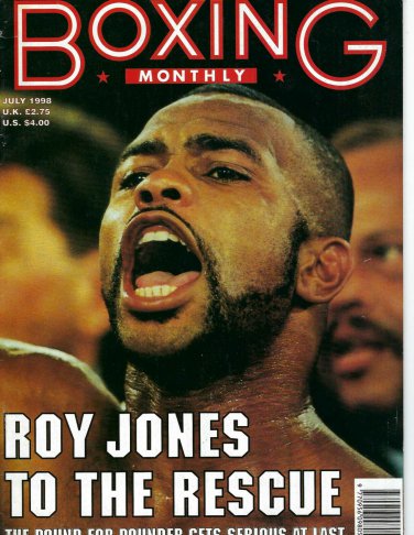 ROY JONES BOXING MONTHLY MAGAZINE NO LABEL BOXING 7/1998