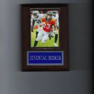 DEVONTAE BOOKER PLAQUE DENVER BRONCOS FOOTBALL NFL
