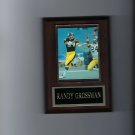 RANDY GROSSMAN PLAQUE PITTSBURGH STEELERS FOOTBALL NFL