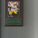 CLAY MATTHEWS PLAQUE GREEN BAY PACKERS FOOTBALL NFL GAME ACTION