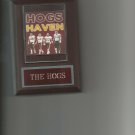 THE HOGS PLAQUE WASHINGTON REDSKINS FOOTBALL NFL
