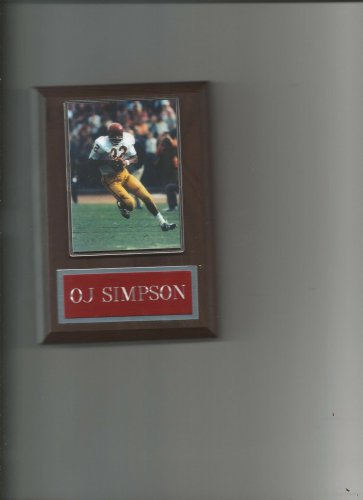 OJ SIMPSON PLAQUE USC TROJANS FOOTBALL NCAA