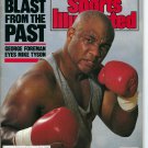 GEORGE FOREMAN SPORTS ILLUSTRATED SI MAGAZINE HAS LABEL BOXING 7/17/89