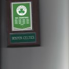 BOSTON CELTICS CHAMPS BANNER PLAQUE BASKETBALL NBA CHAMPIONS
