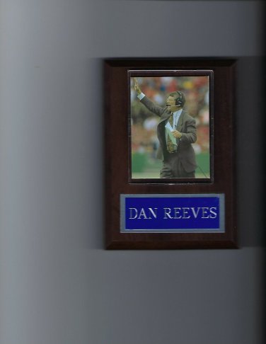 DAN REEVES PLAQUE DENVER BRONCOS FOOTBALL NFL