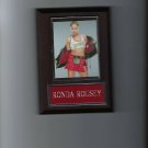 RONDA ROUSEY PLAQUE WRESTLING WWE ROWDY
