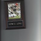 HOWIE LONG PLAQUE OAKLAND RAIDERS LA FOOTBALL NFL