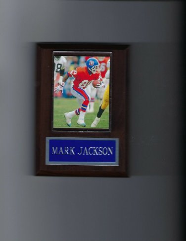 MARK JACKSON PLAQUE DENVER BRONCOS FOOTBALL NFL